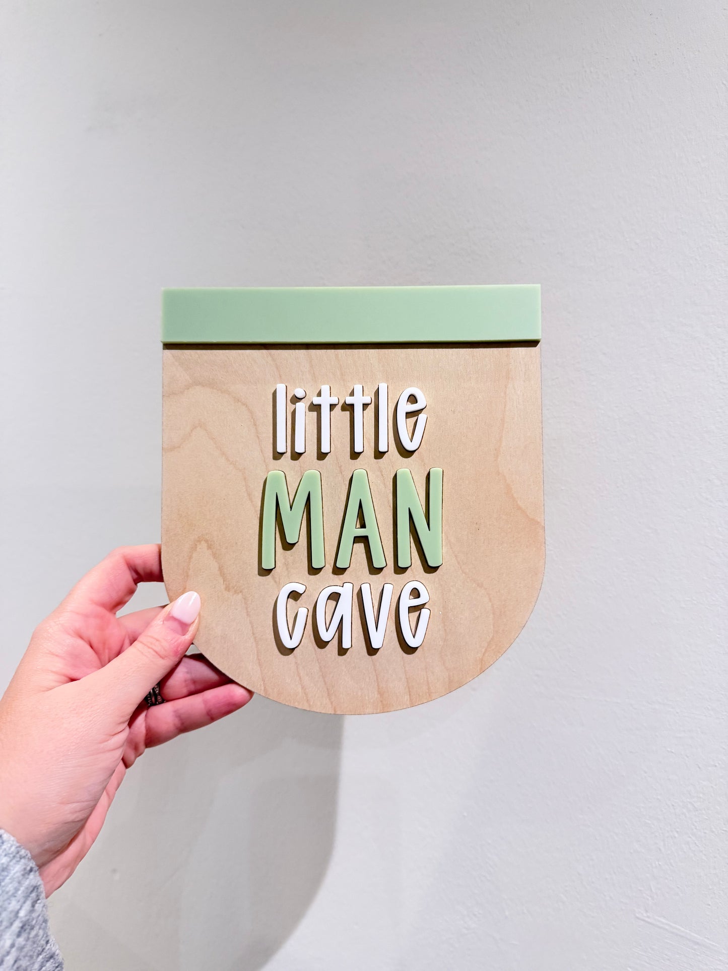 Little Man Cave Wall Sign