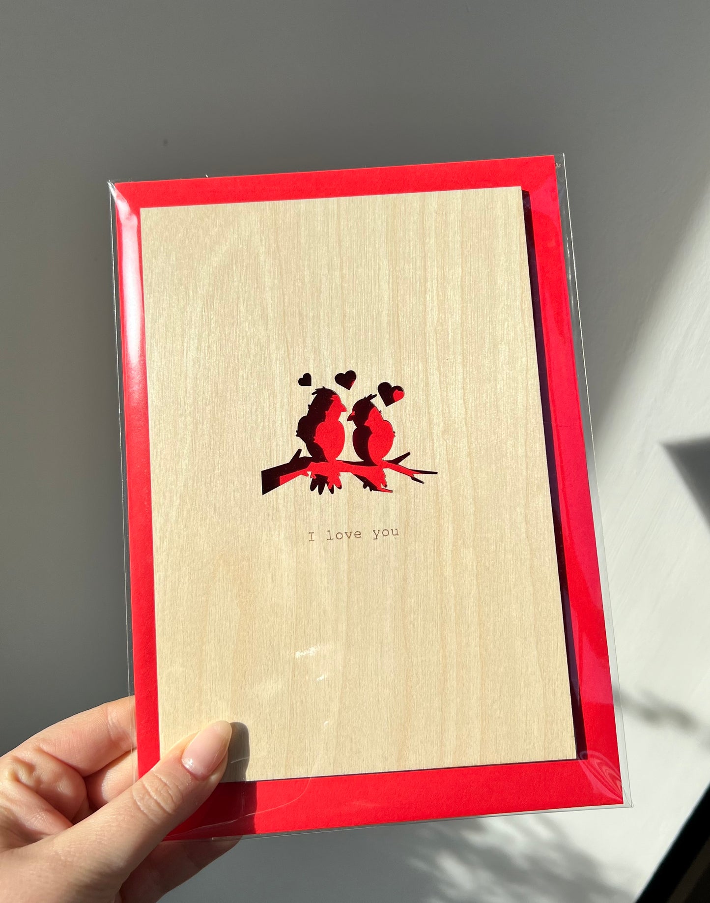 Wooden Cats Greeting Card