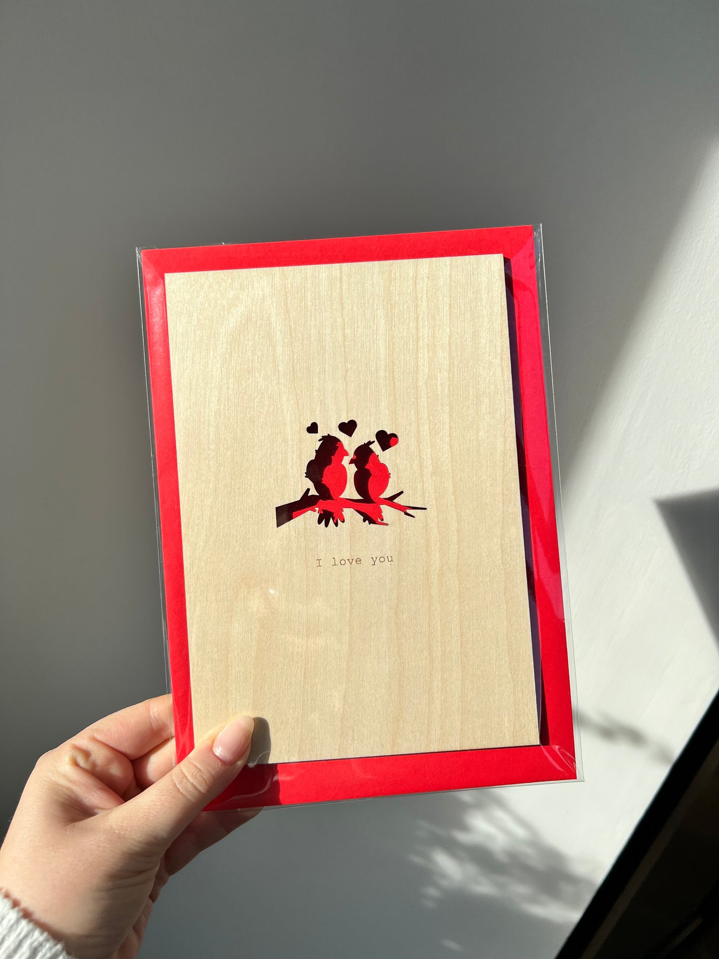 Wooden Dog Greeting Card