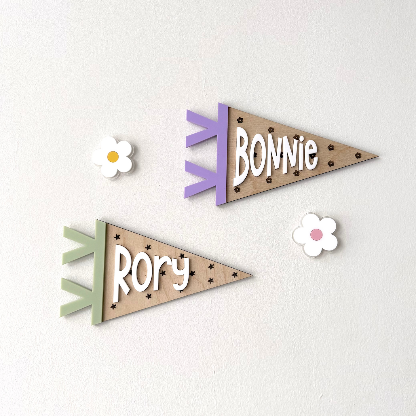 Pennant Name Wall Sign