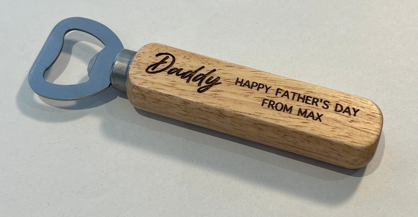 Personalised Engraved Bottle Opener