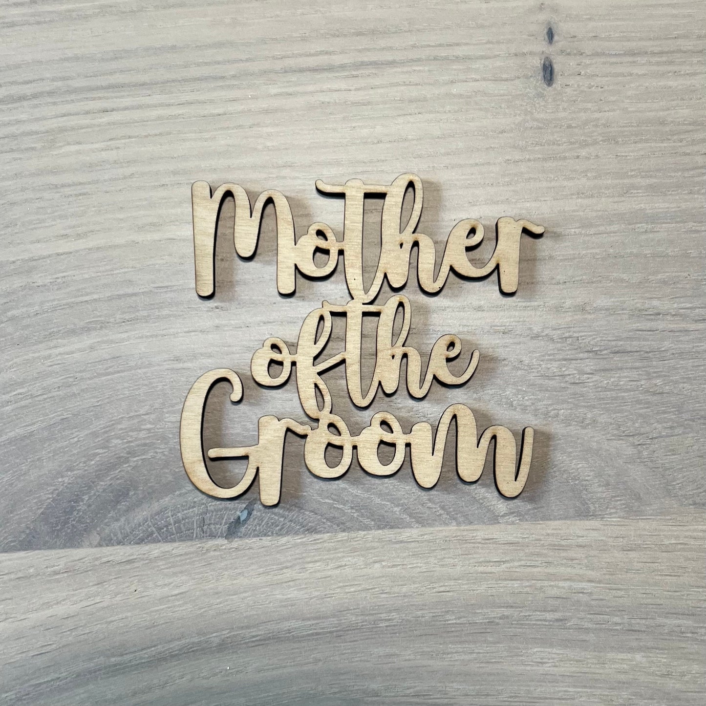 Personalised Laser Cut Wooden Place Setting Name